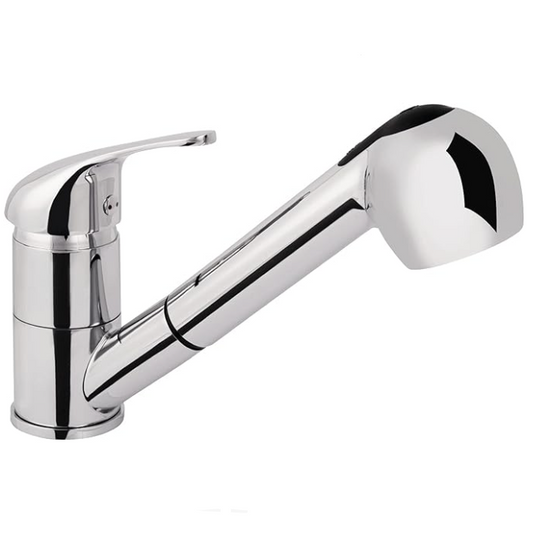 Aqua-Su "Tiado" Spültisch-Einhebelmischer (herausziehbar, chrom)