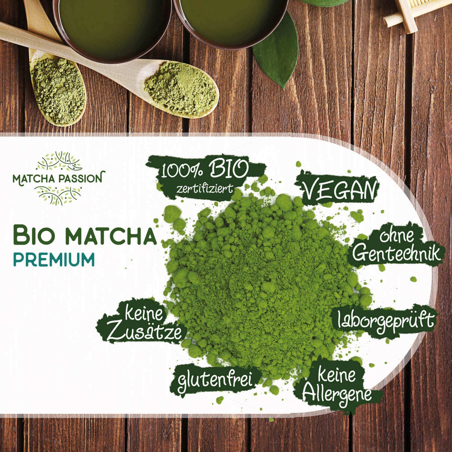 Lífræn Matcha Premium 30g dós