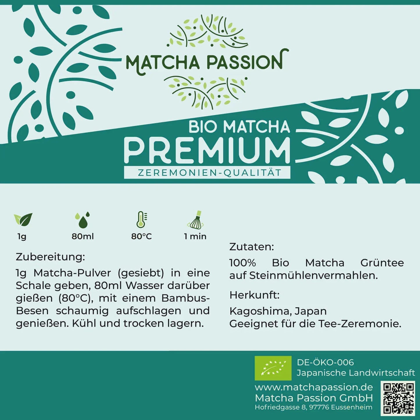 Lífræn Matcha Premium 30g dós
