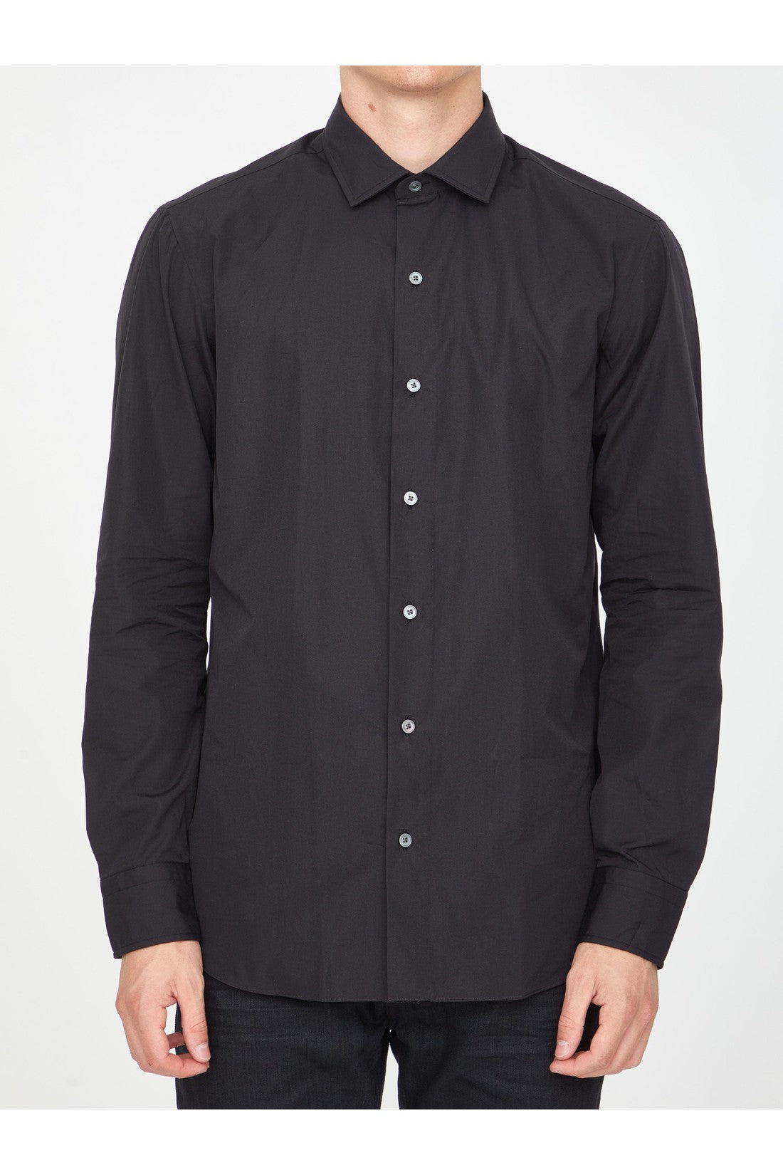 Black cotton shirt