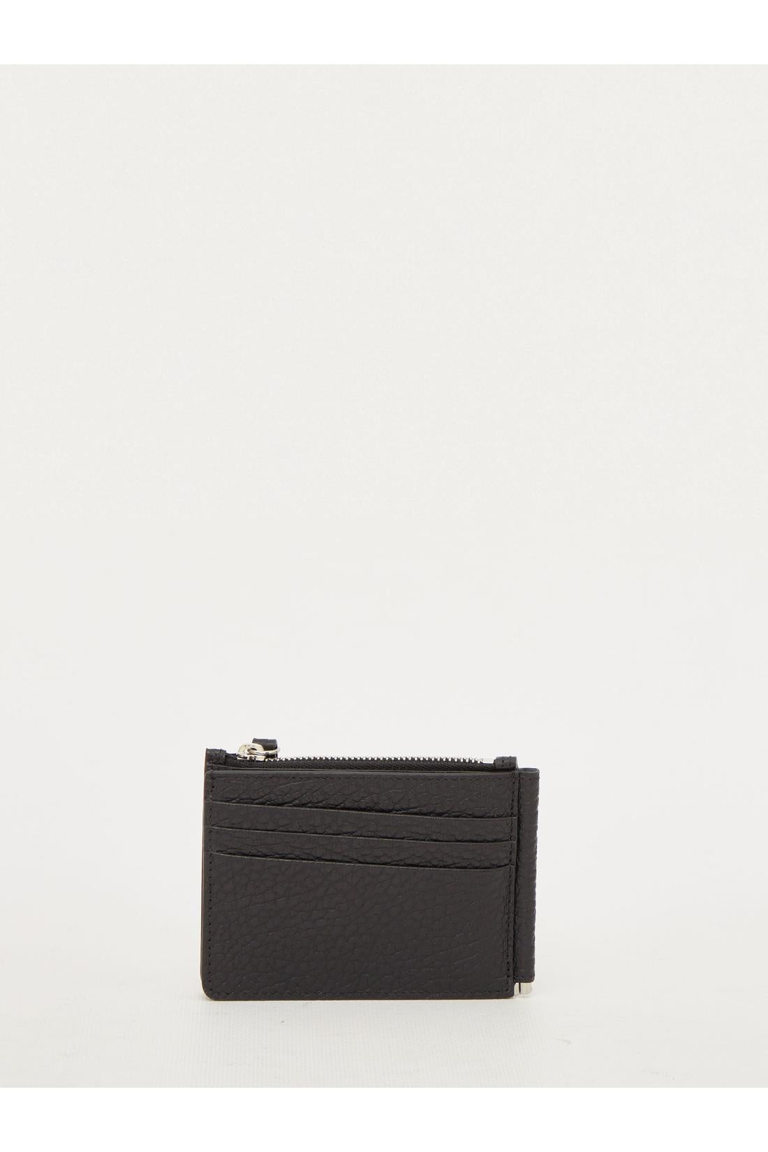 Black leather wallet