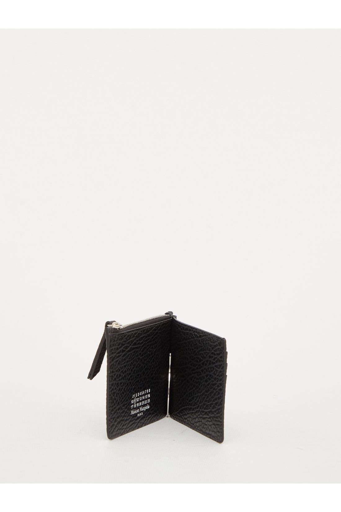 Black leather wallet