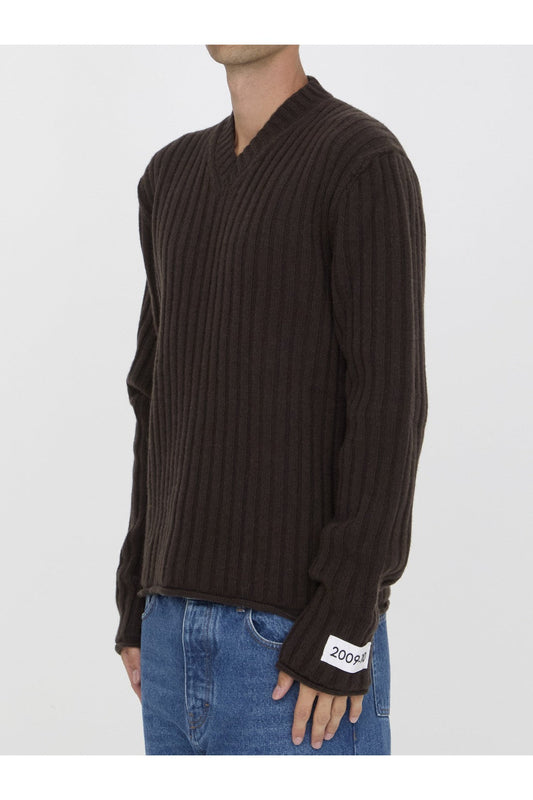 Brown wool sweater