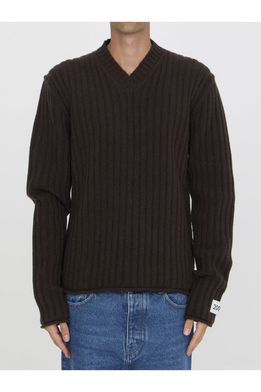 Brown wool sweater