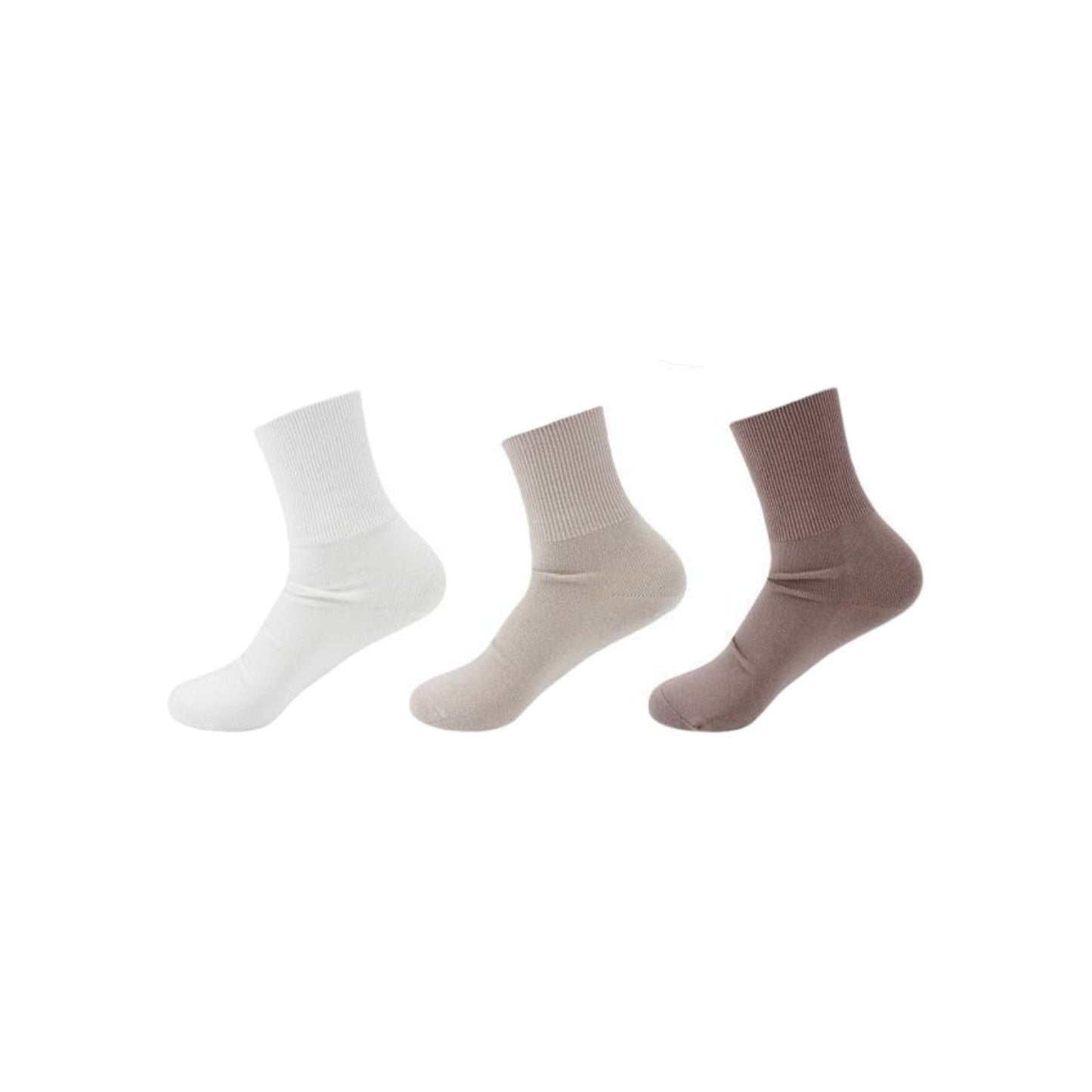3er Pack Damen Socken Baumwolle » 3 Paar Premium Kurzsocken » Kurzschaft MED + DIA » Venenfreundlich ohne Gummibund