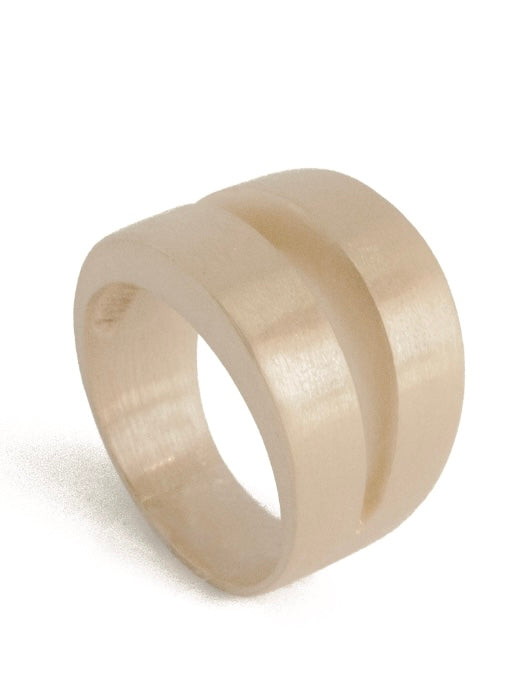 Ring Peti, in silber und gold