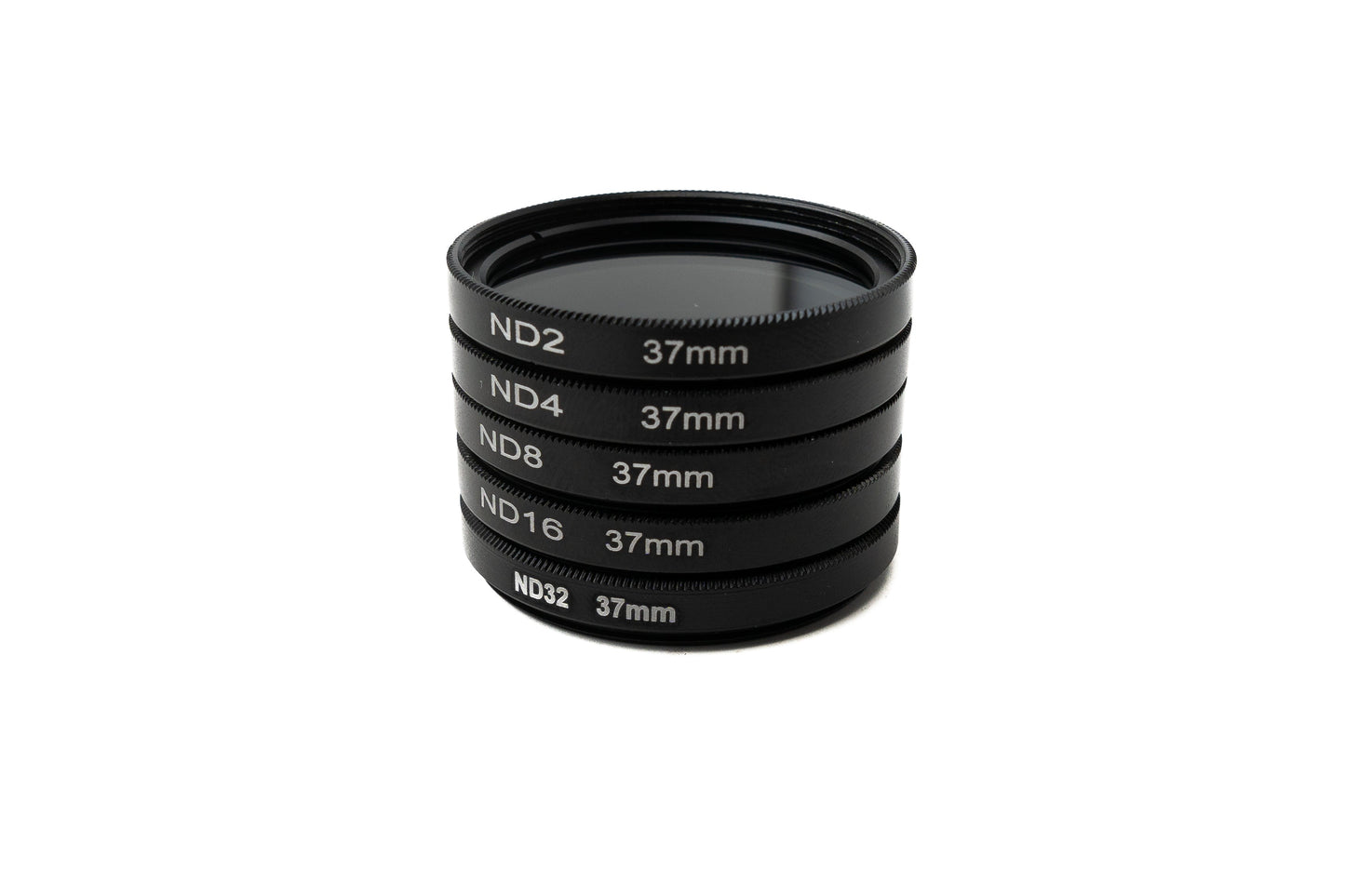 SYSTEM-S ND síusett 37 mm hlutlaus þéttleiki með þráðhulstri og tösku fyrir iPhone 15 Plus