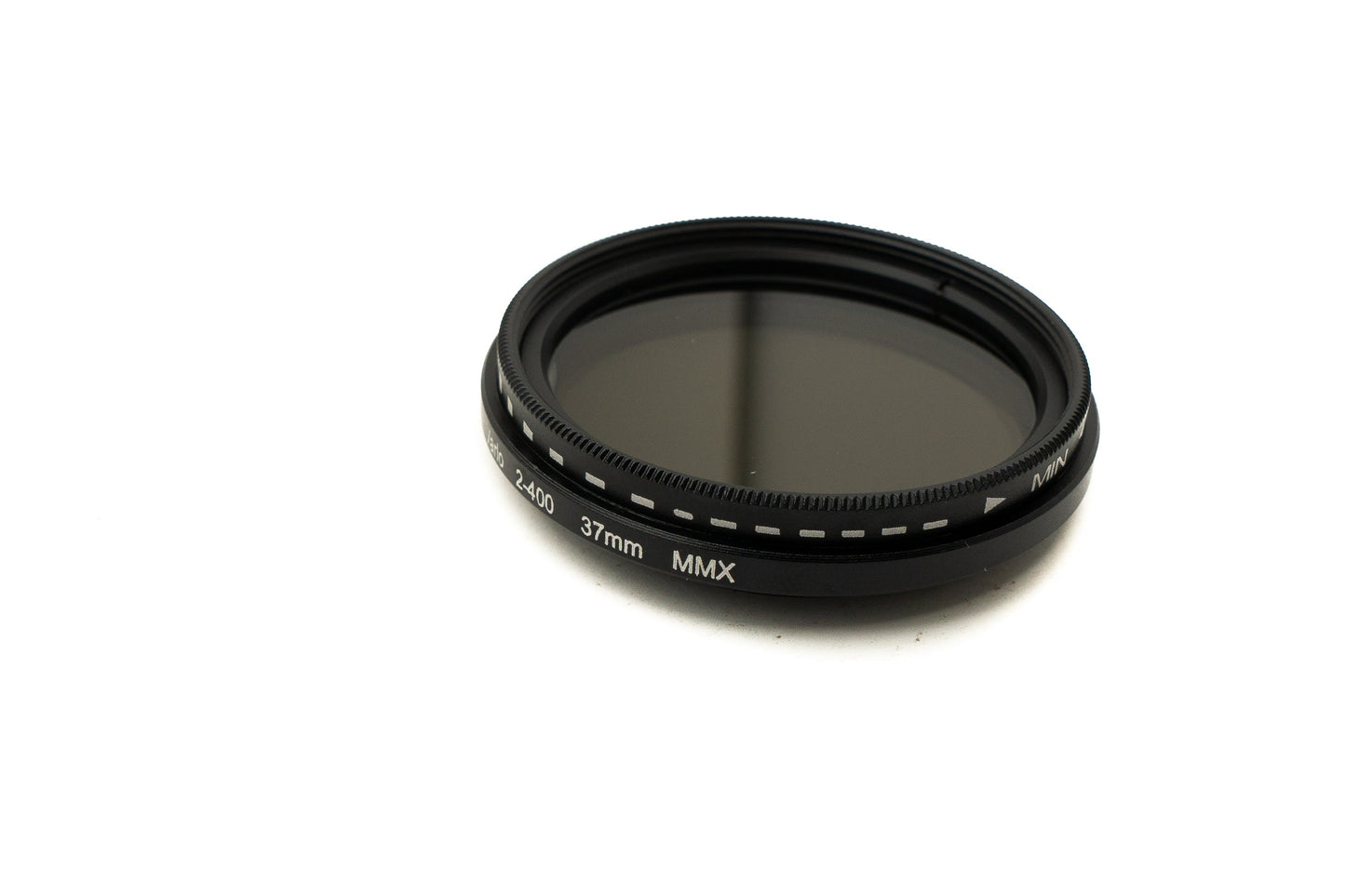 SYSTEM-S ND Vario Filter 37 mm 2 to 400 Neutral Density with Thread Case for iPhone 15 Pro