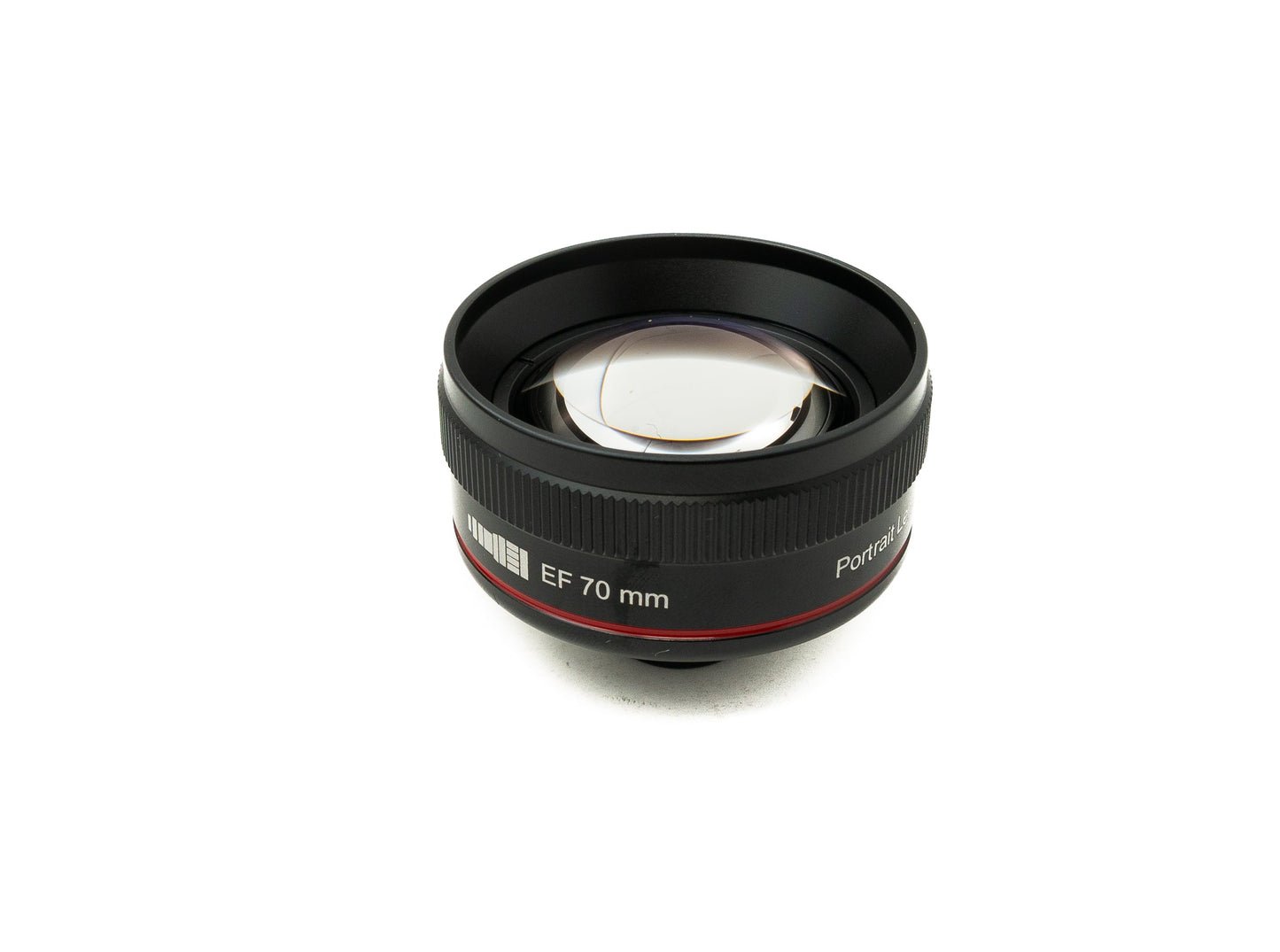 SYSTEM-S EF70mm Portrait Telephoto Lens 37 mm HD Filter with Case for iPhone 15 Pro in Black Grey