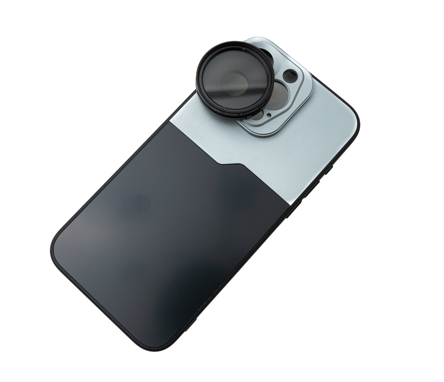 SYSTEM-S CPL sía 37 mm hringlaga pólunarlinsa með skrúfuhulstri fyrir iPhone 15 Pro Max