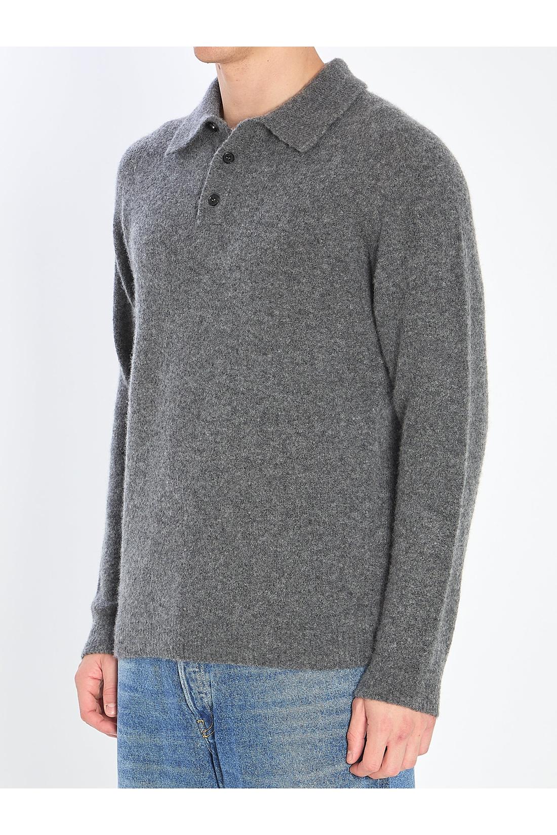 Cashmere blend polo shirt