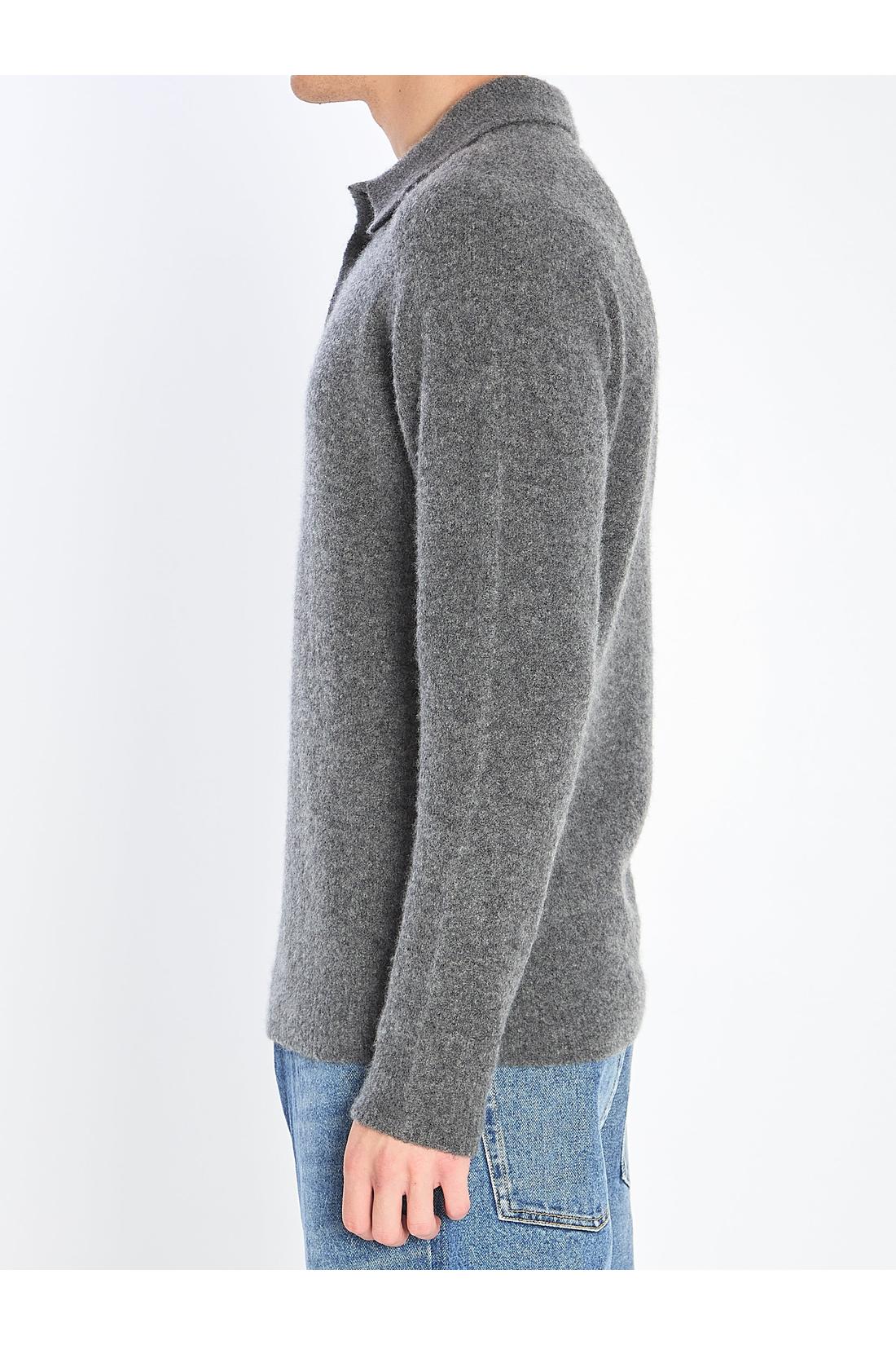 Cashmere blend polo shirt