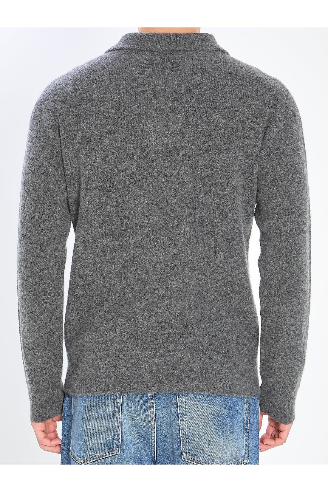 Cashmere blend polo shirt