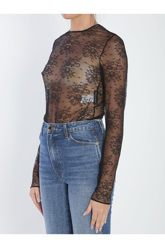 Chantilly lace bodysuit