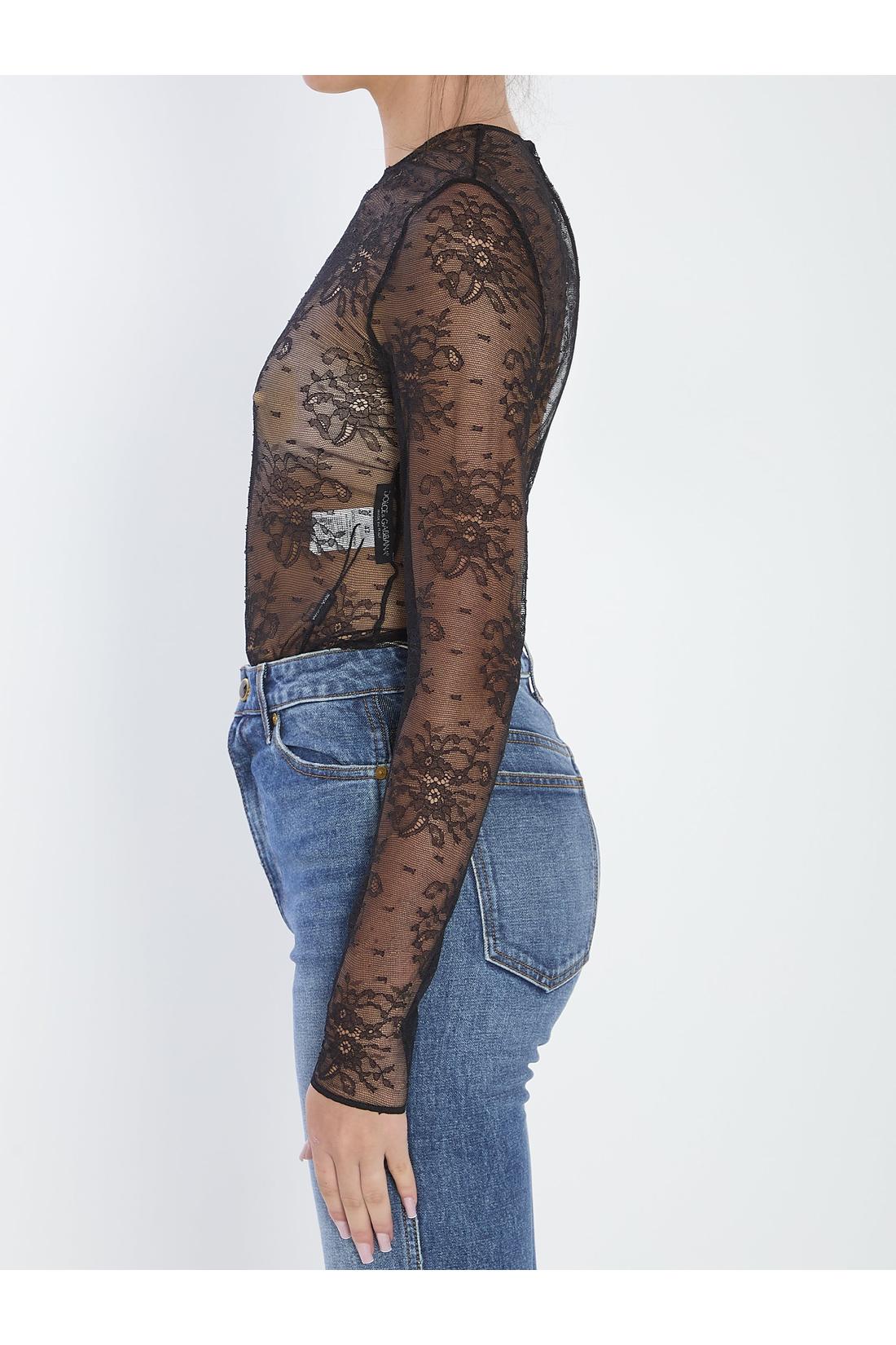 Chantilly lace bodysuit