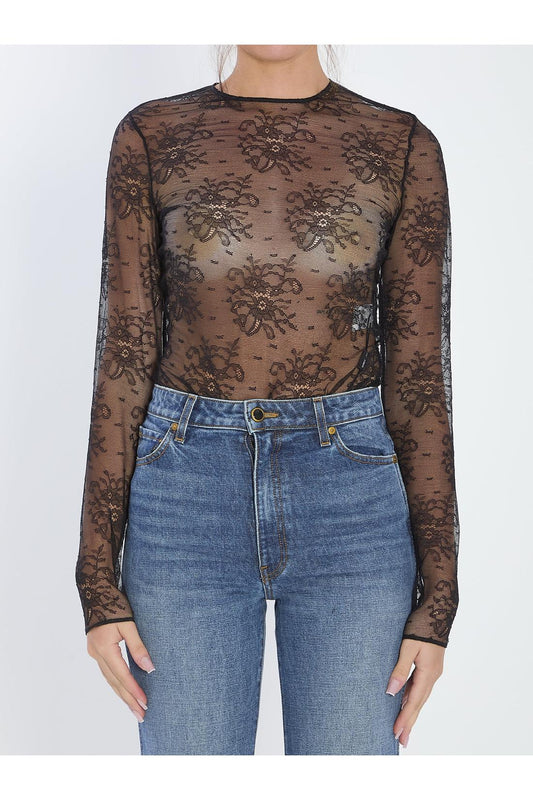 Chantilly lace bodysuit