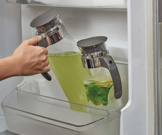 Hario Slim Refrigerator Pot – 1400ml Beverage Pitcher