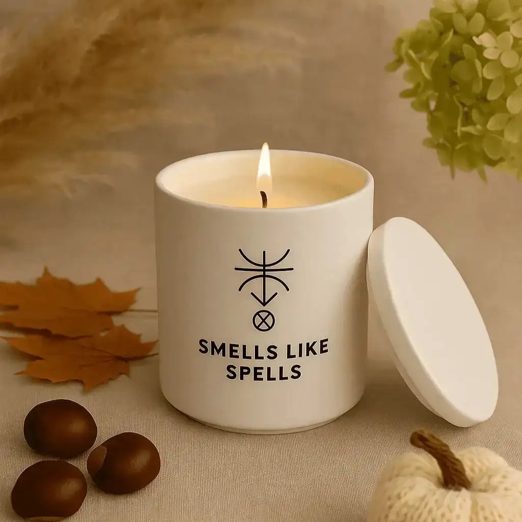 Tarotkerze „Die Kaiserin“ – Ritualkerze für Weiblichkeit, Fülle & Selbstentfaltung