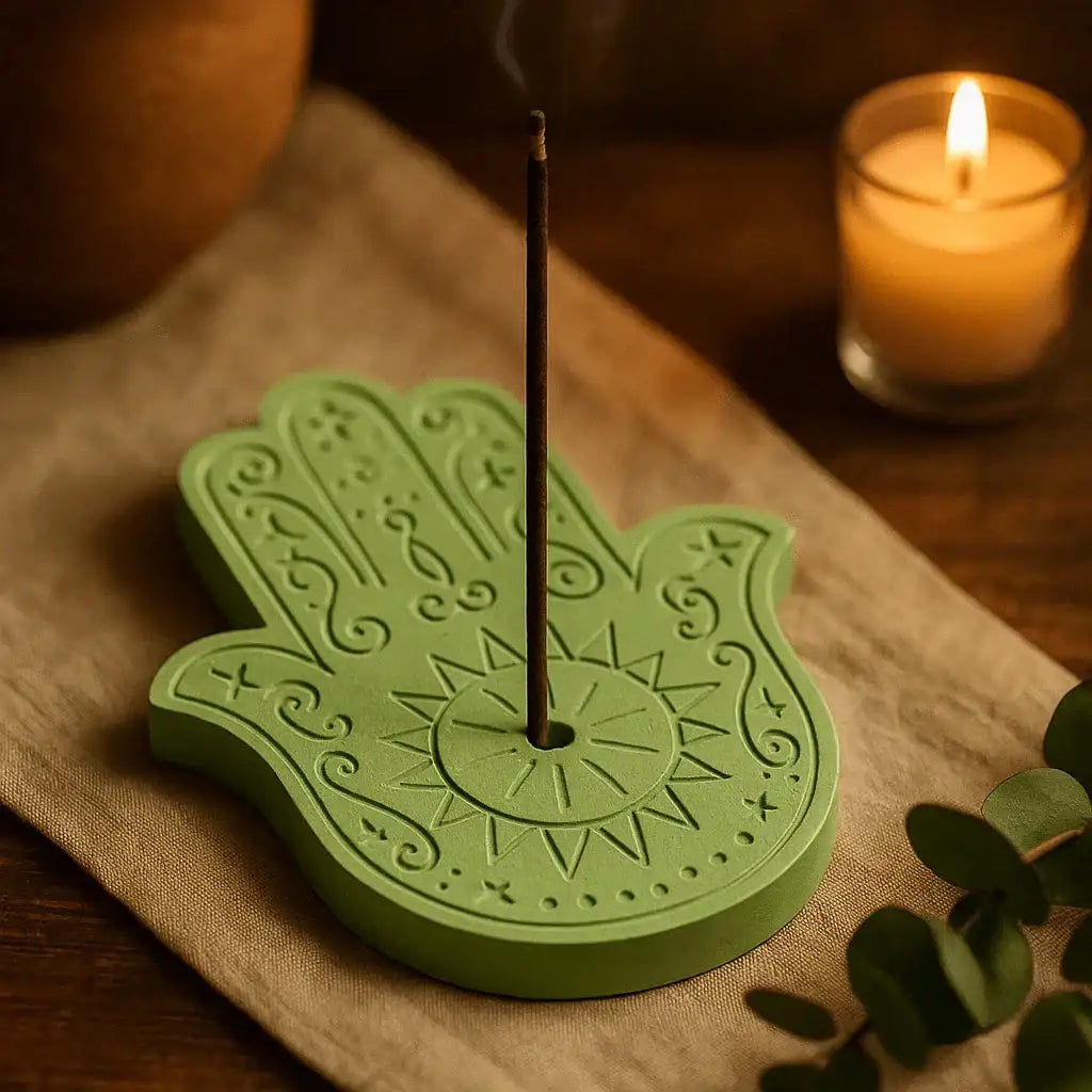 Räucherstäbchenhalter Hand der Fatima – Schutzsymbol & Stil