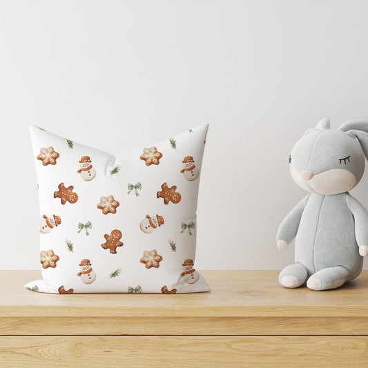"Gingerbread Man" Premium Decorative Pillow