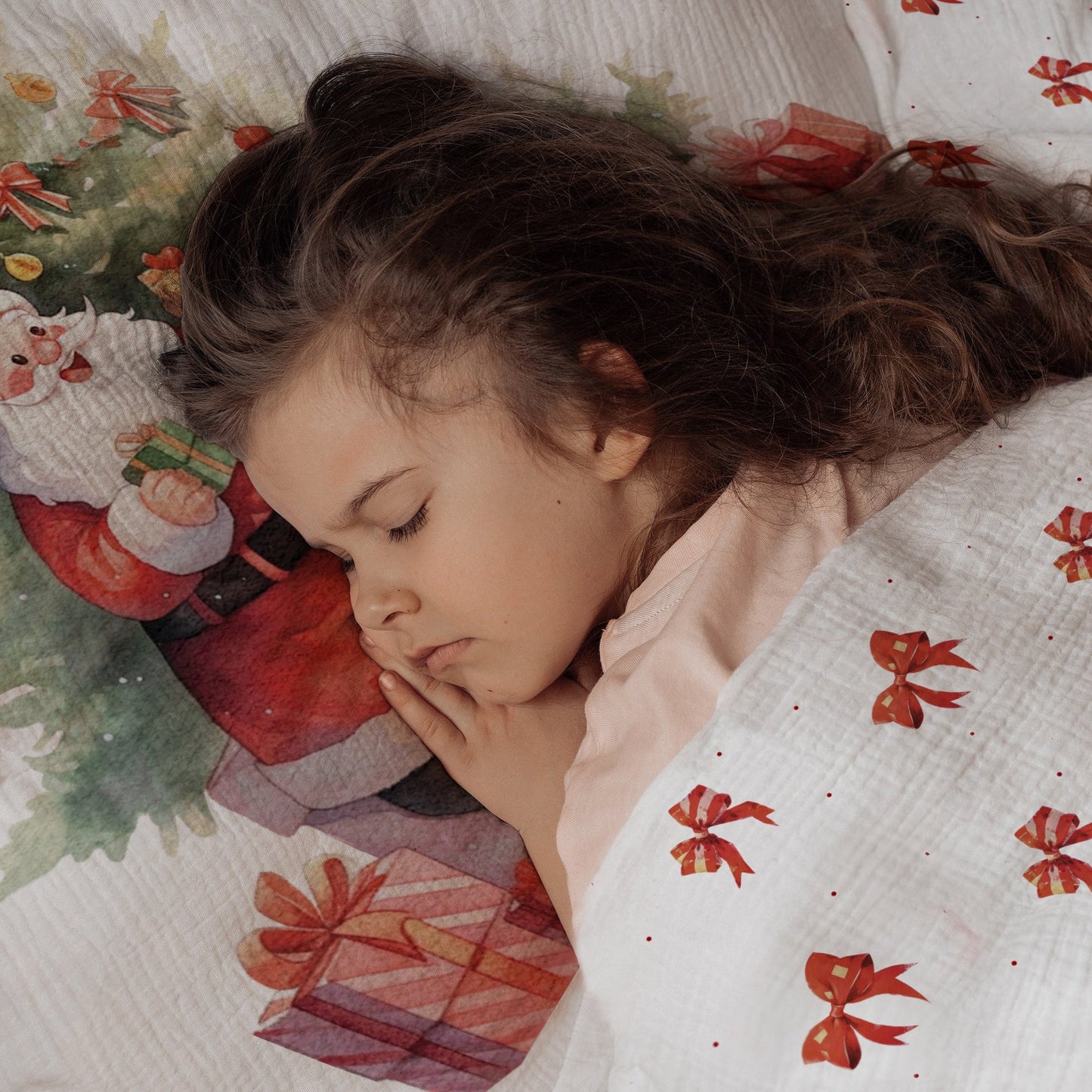 "Weihnachtsmann" Premium Kinderbettwäsche