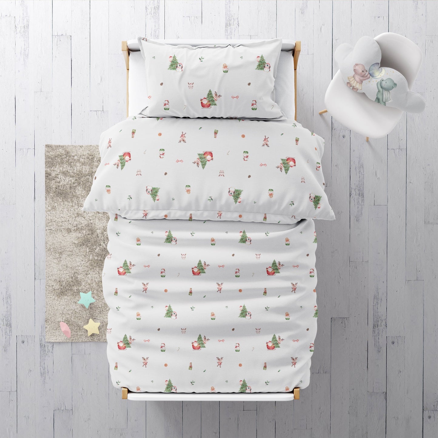 "Nordic Santa" Premium Children's Bedding