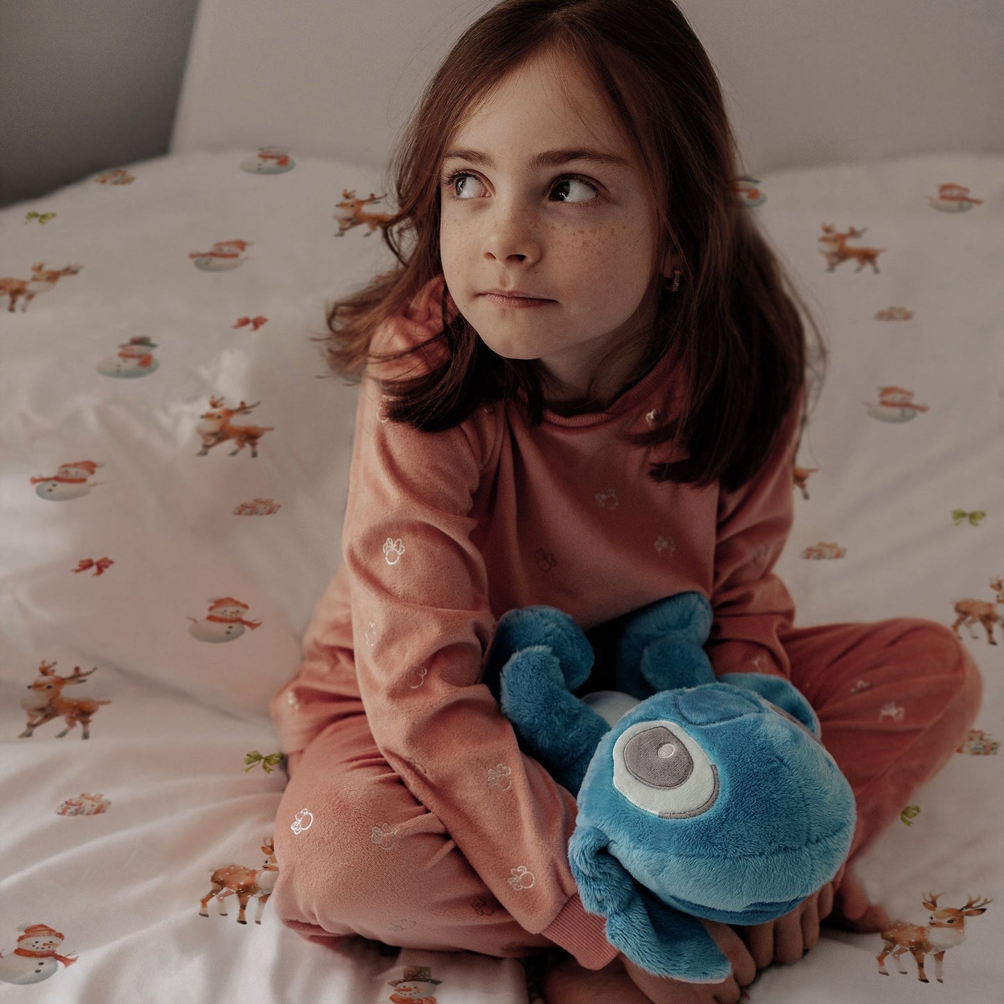 "Snowman and Deer" Premium Children's Bedding