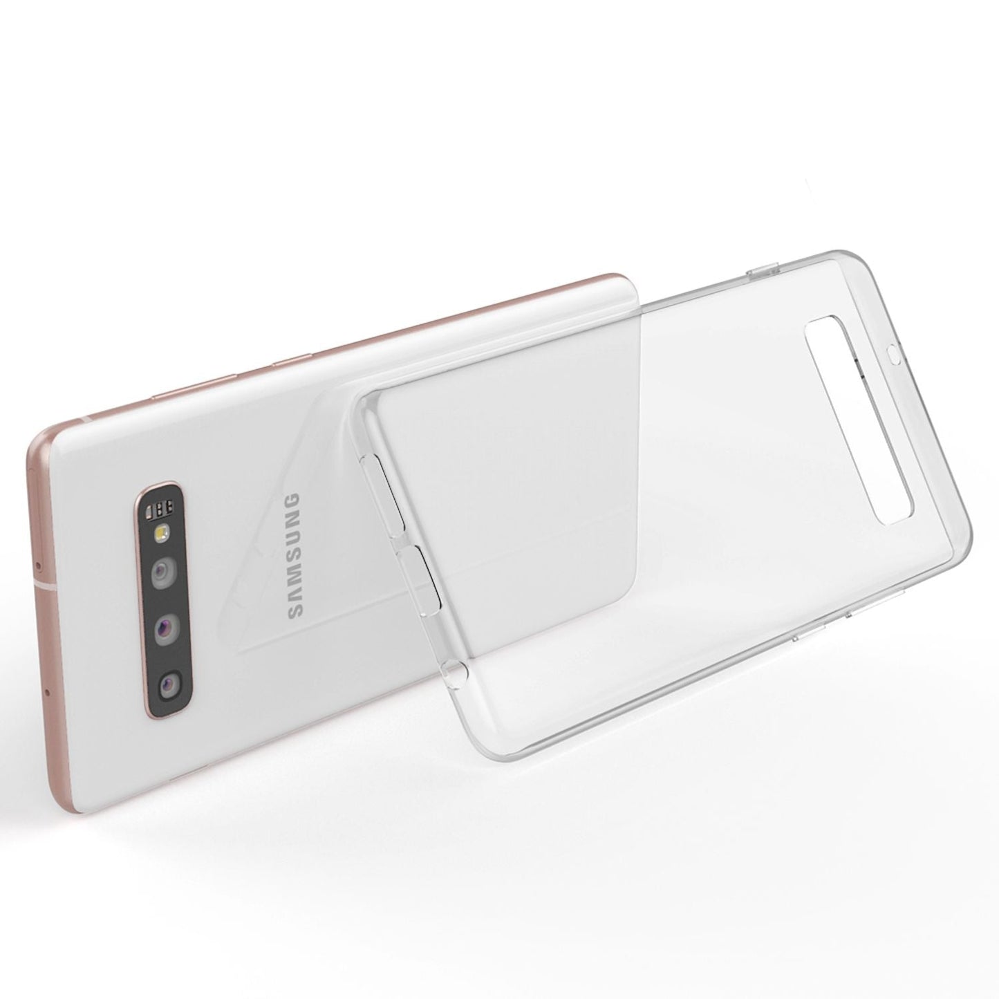 NALIA Phone Case for Samsung Galaxy S10 Plus, Slim Silicone Protective Case