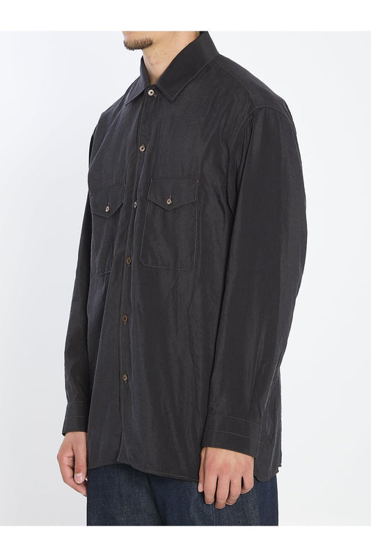 Convertible collar shirt