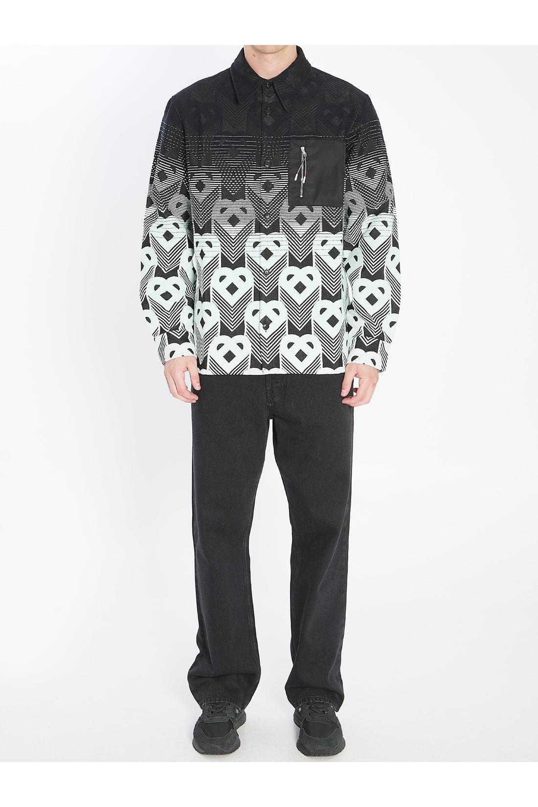 Cotton-blend overshirt