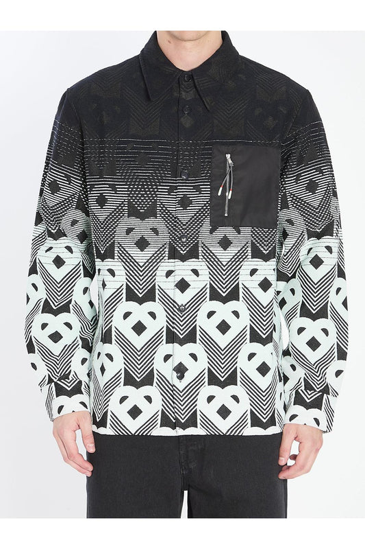 Cotton-blend overshirt