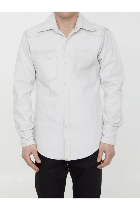 Cotton denim shirt