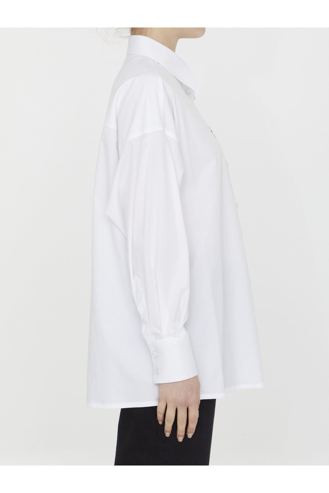 Cotton poplin shirt