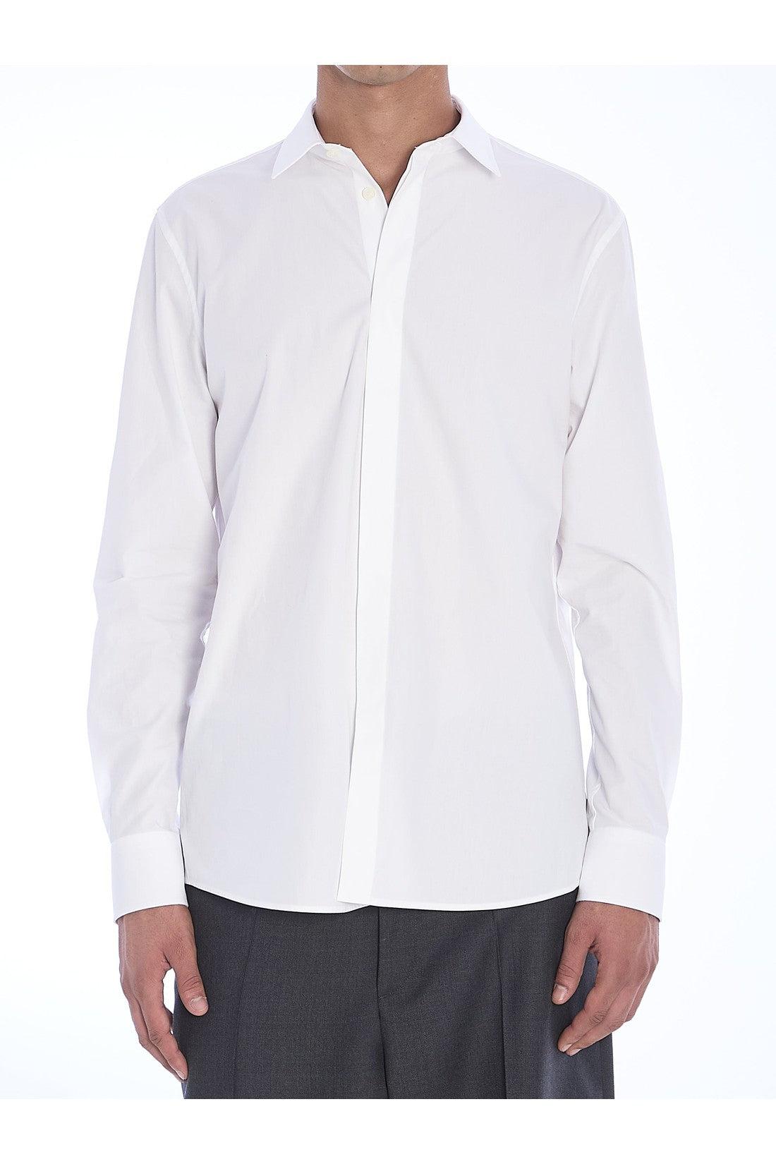 Cotton poplin shirt