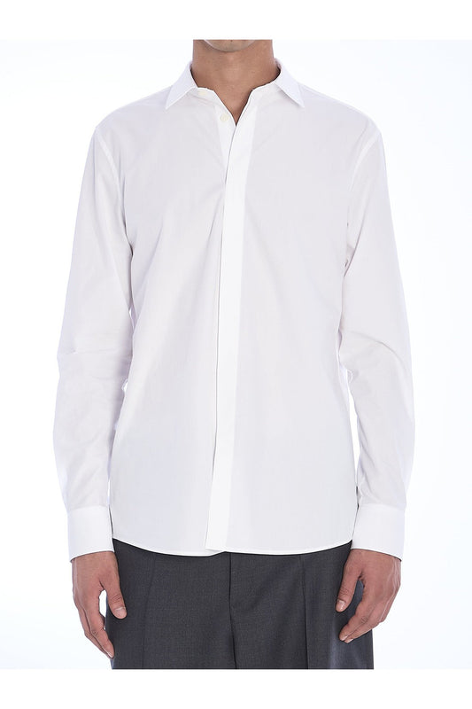 Cotton poplin shirt
