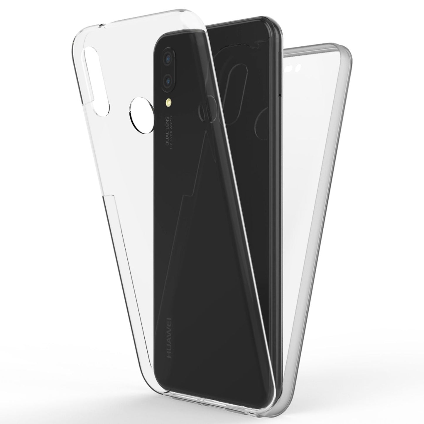 NALIA 360 Grad Handy Hülle für Huawei P20 Lite, Full Cover Case Rundum Bumper