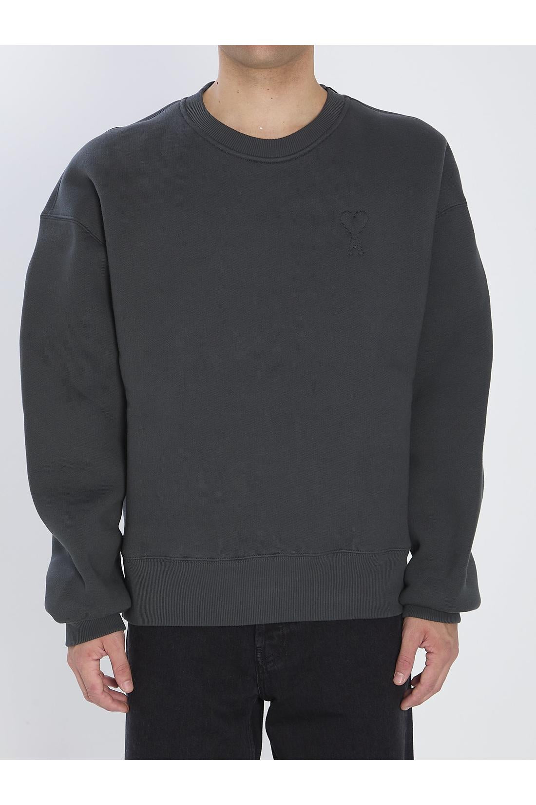Crewneck fleece sweatshirt
