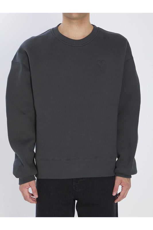 Crewneck fleece sweatshirt