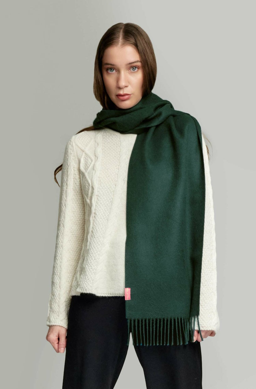 KUNA - Alpaca Woven Scarf - Adrian – 100% Baby Alpaca, feather-light &amp; luxurious