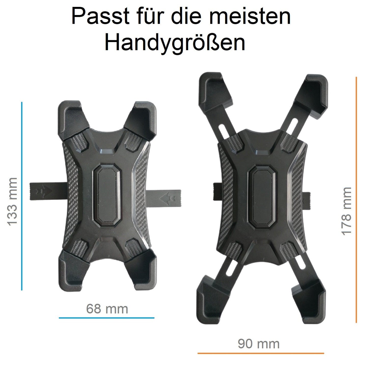 Handyhalterung Fahrrad Halterung Halter Motorrad Handy Roller Smartphone Lenker