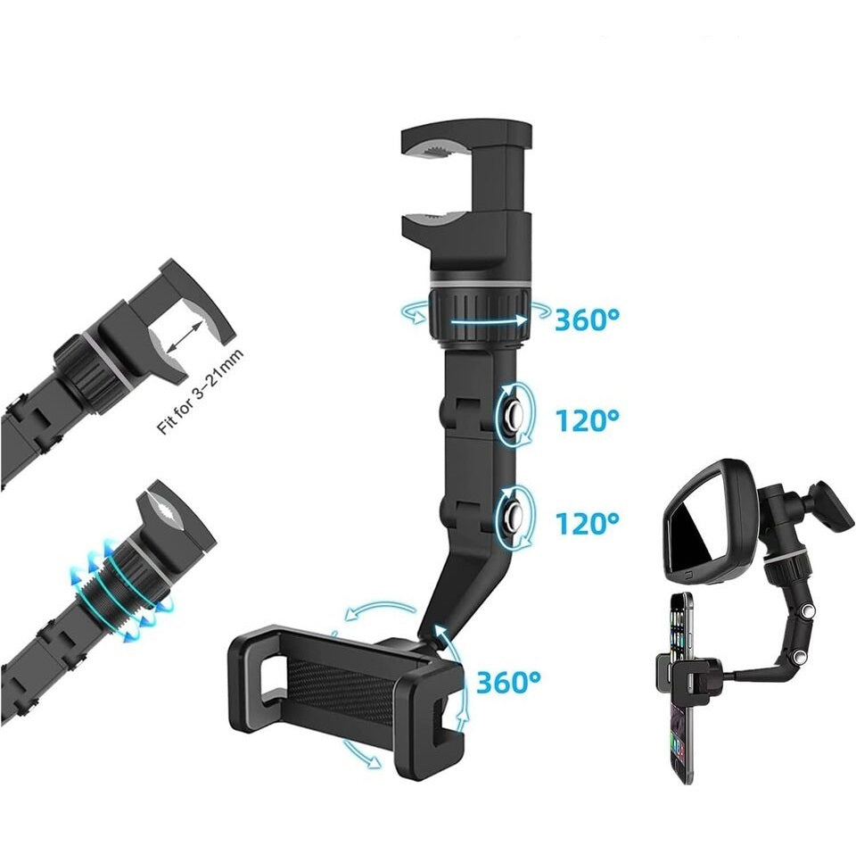 Bílafesting fyrir bakspegilsíma bílfesting fyrir snjallsíma bílspegilsími