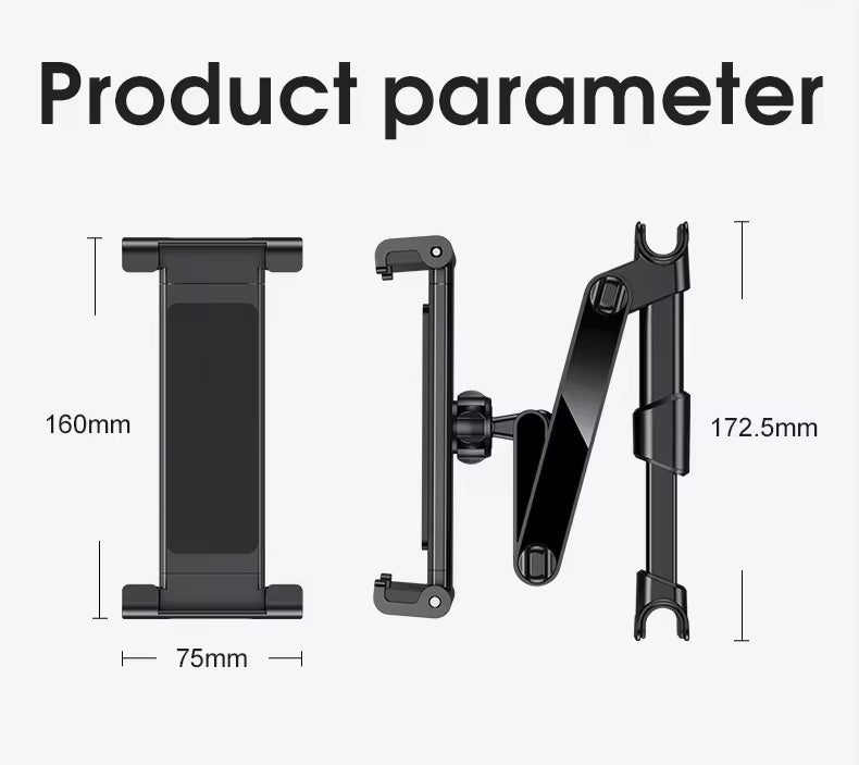 Universal KFZ Tablet Halterung Kopfstütze Autohalterung iPad Switch ausziehbar