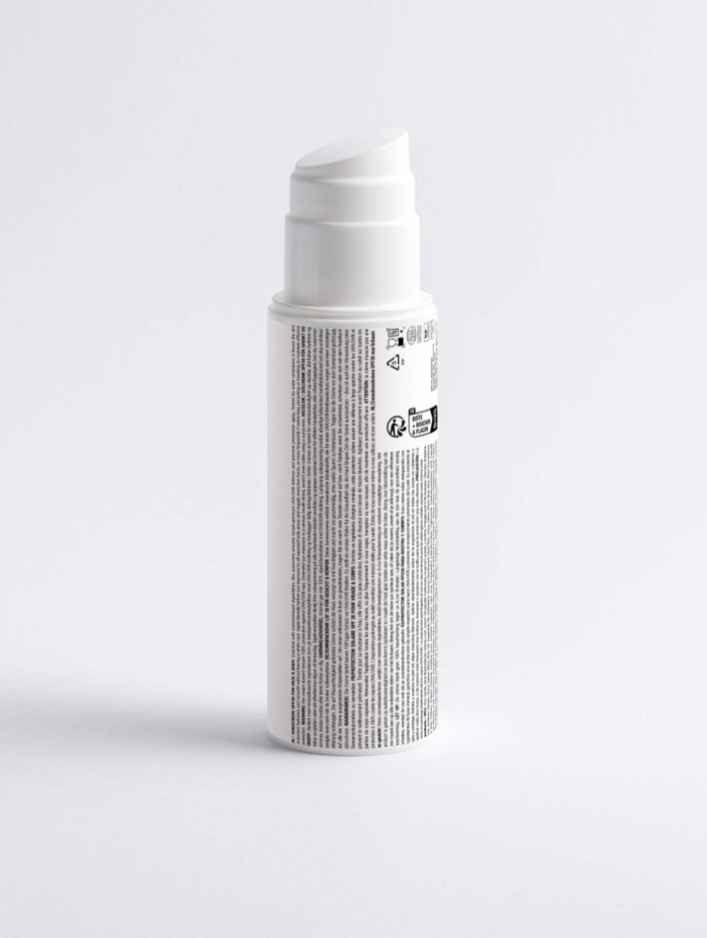 Steinefna sólarvörn SPF 30 – andlit og líkami