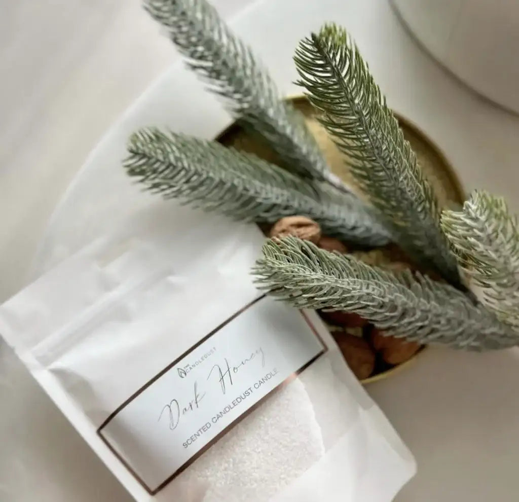 Candledust Nachfüllset – Duftkerze „Klarer Wald“ (330 g, inkl. 2 Dochte)