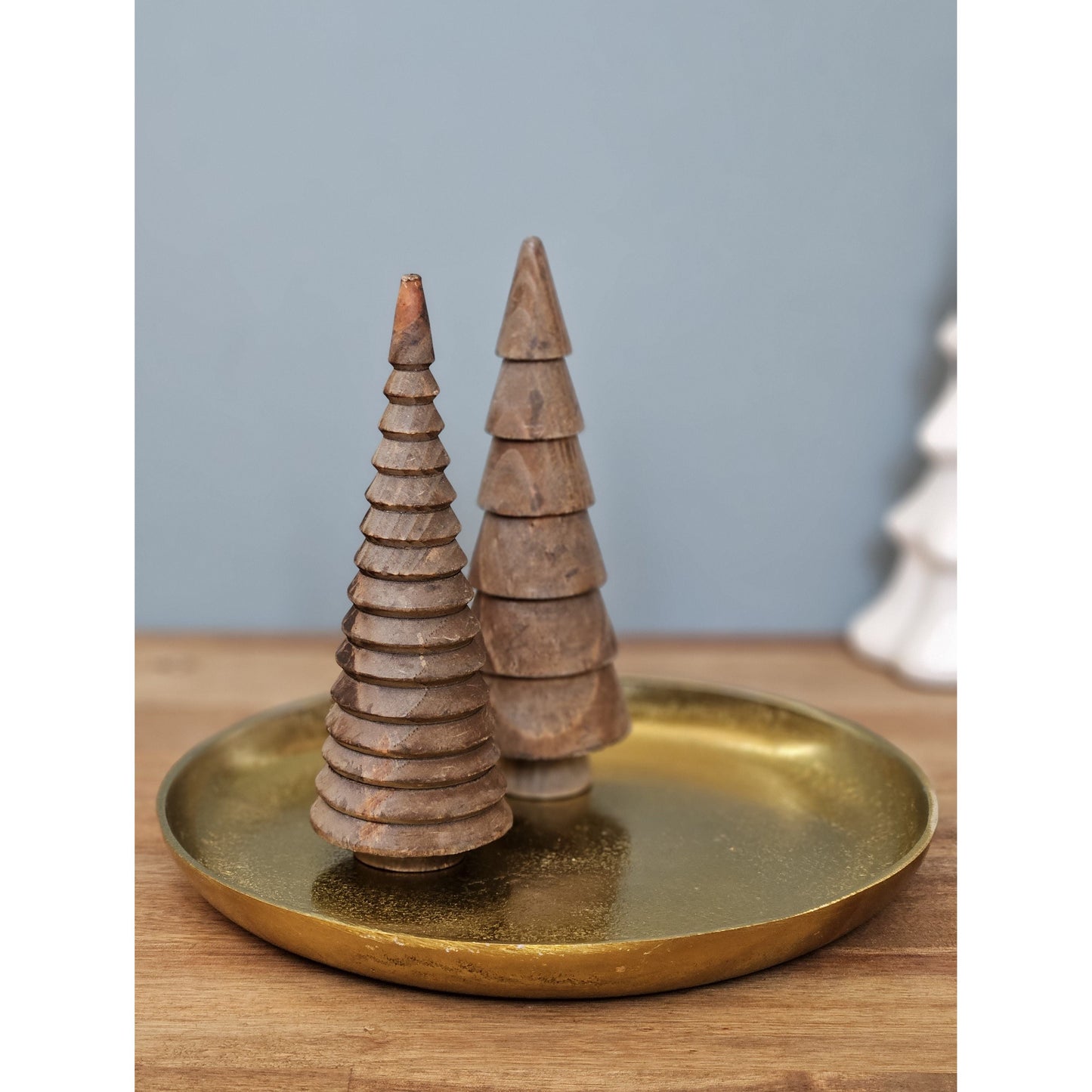 Dekoteller Gold Metall Teller Schale Dekotablett Kerzenteller Dekoschale Ø20cm