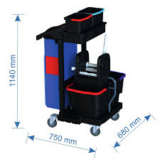 Arcora Ecoblack 100 Service Trolley Made from 97% Recycled Material | 1 Set