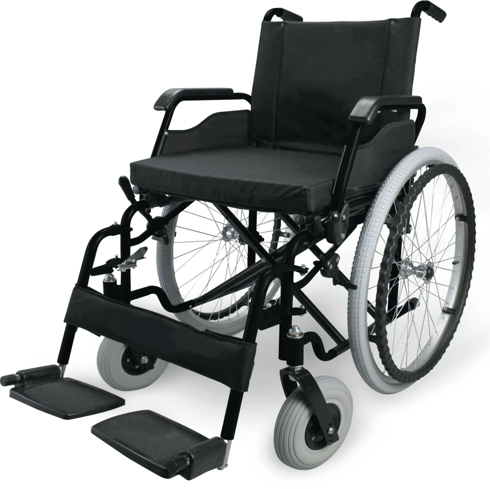 ECON 220 Stahlrollstuhl, faltbar, 41–46 cm, bis 120 kg