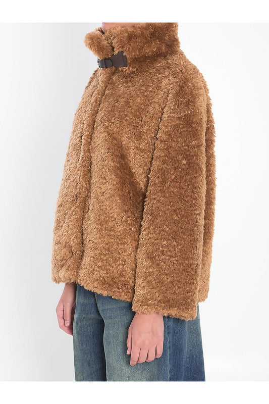 Eco-fur coat