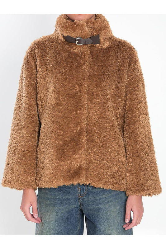 Eco-fur coat
