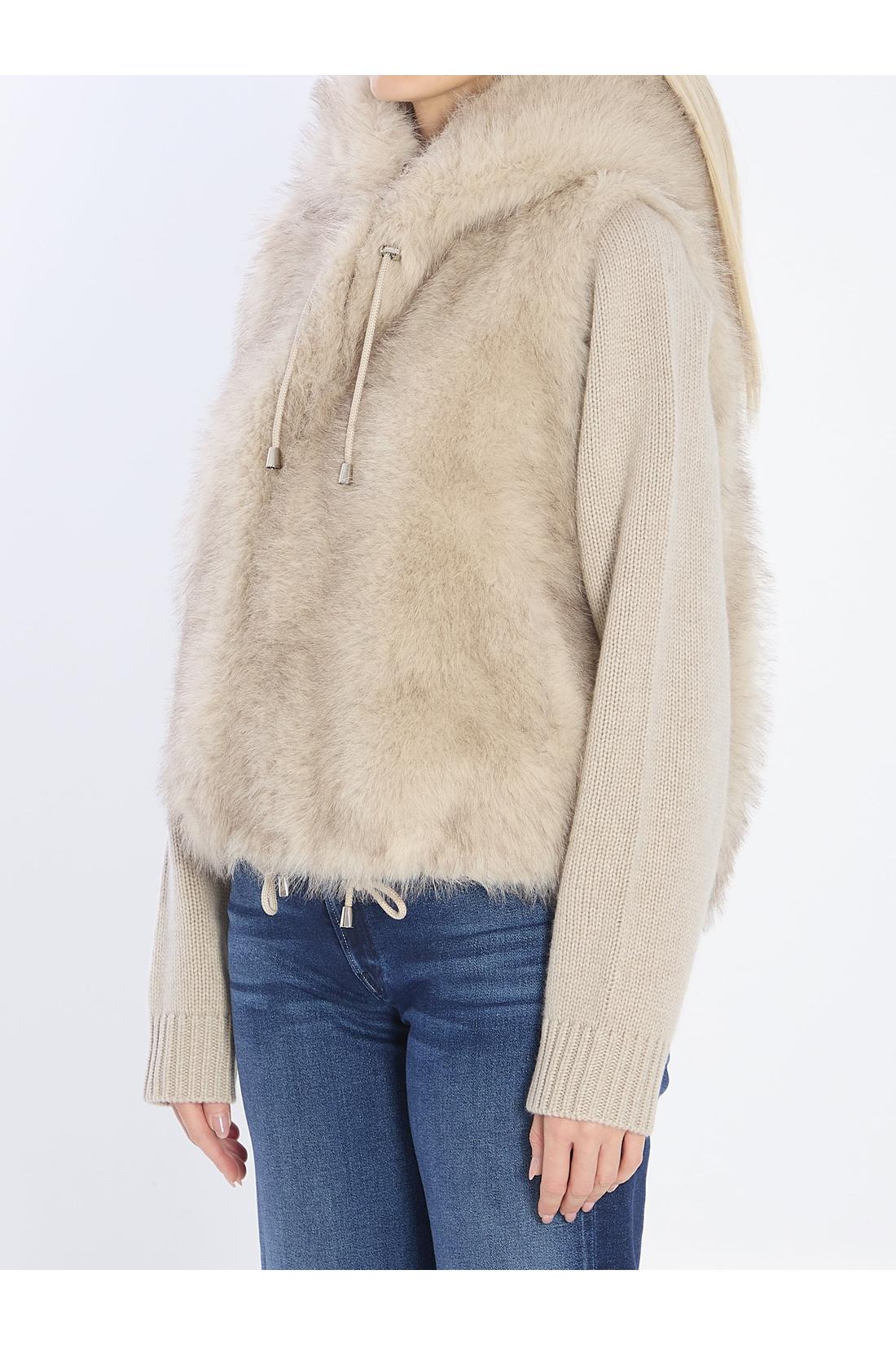 Eco-fur vest
